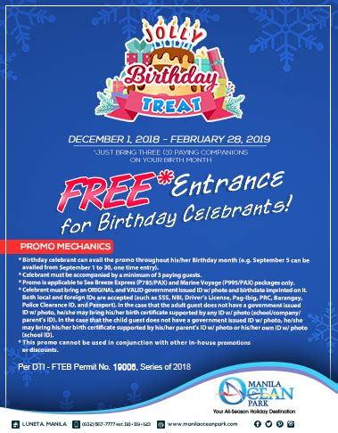 manila ocean park birthday promo 2023 price|Birthday Promo .